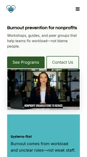 Mobile screenshot of Create Healing